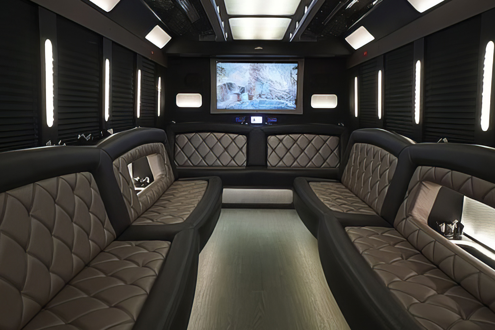 luxury limo interior